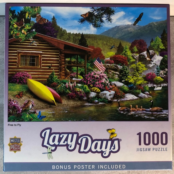 Masterpieces 750-Piece Jigsaw Puzzle for Adults and Family - Free to Fly - Picture 1 of 6
